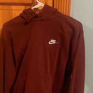Nike Burgundy Pullover Hoodie